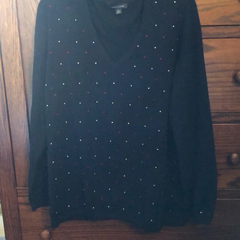 Light weight V necked sweater.